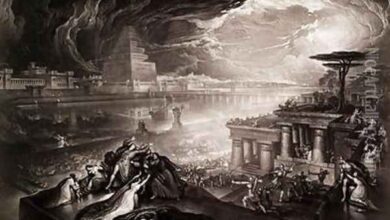 John Martin’s The Fall of Babylon: A Study in Artistic Scale and Drama