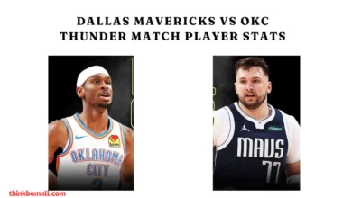 Dallas Mavericks vs Okc Thunder Match Player Stats