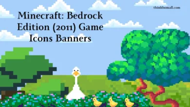 Minecraft Bedrock Edition (2011) Game Icons Banners