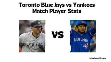 Toronto Blue Jays vs Yankees Match Player Stats